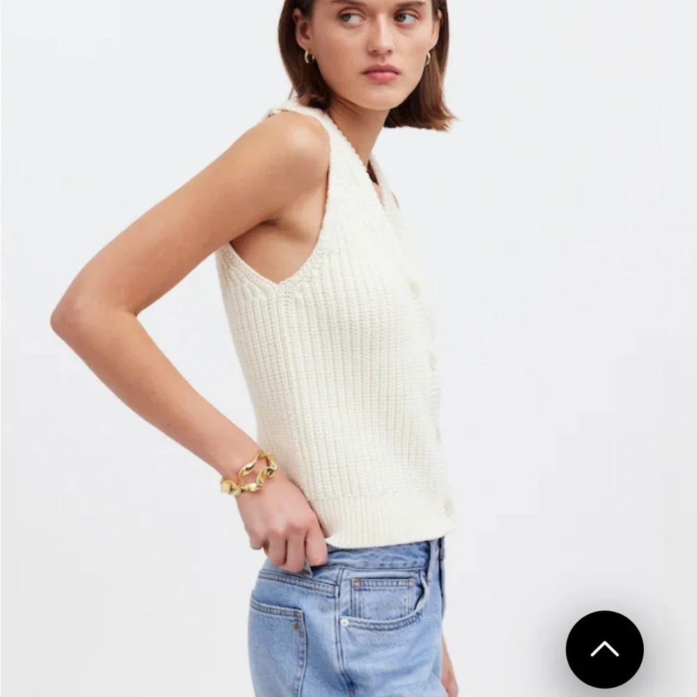 Madewell Cutaway Sweater Vest size L